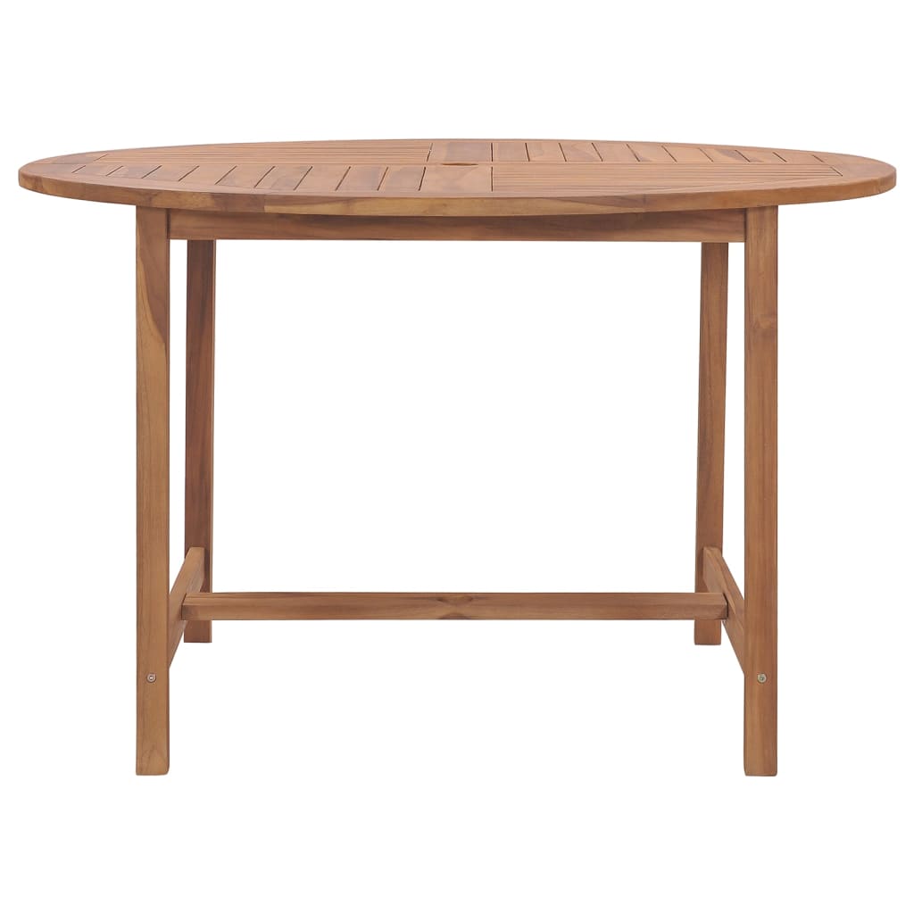 Vrtni blagovaonski stol Ø 110 x 75 cm od masivne tikovine