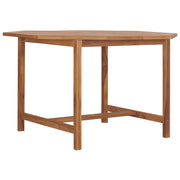 Vrtni blagovaonski stol 110 x 110 x 75 cm od masivne tikovine