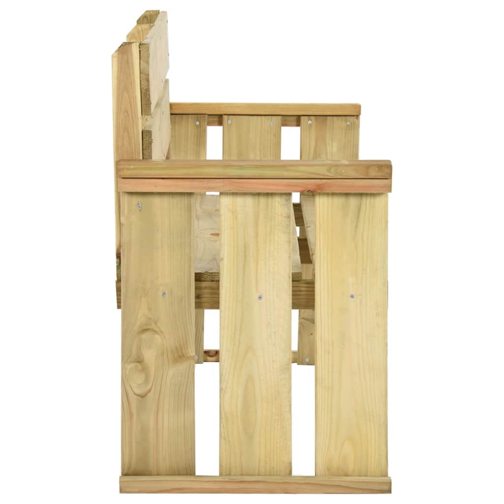Vrtna klupa 121 cm od impregnirane borovine