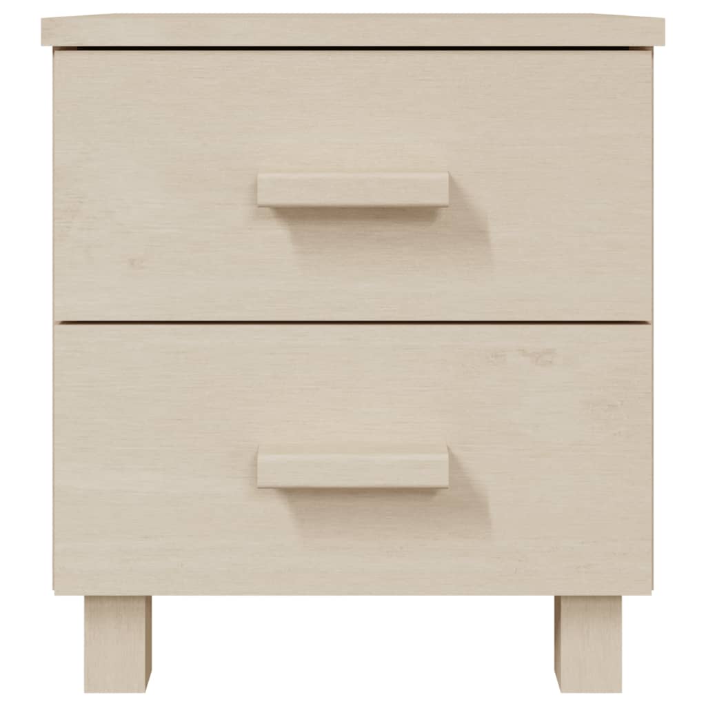 Noćni ormarići HAMAR 2 kom boja meda 40x35x44,5 cm od borovine