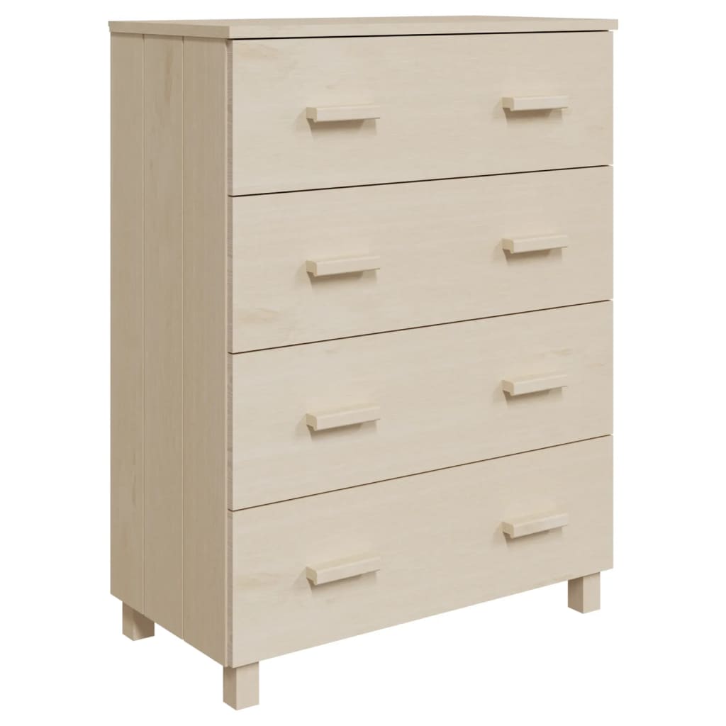 Komoda HAMAR boja meda 79 x 40 x 103,5 cm od masivne borovine