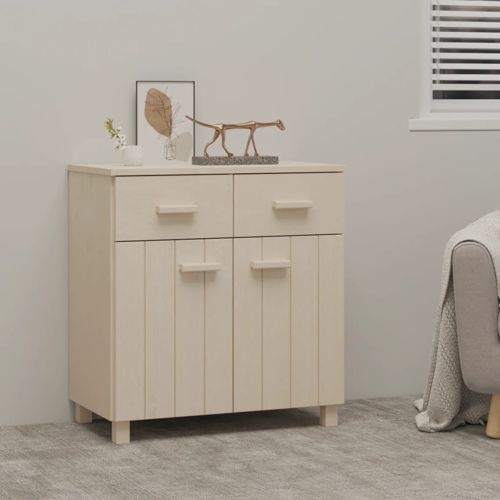 Komoda HAMAR boja meda 79 x 40 x 80 cm od masivne borovine
