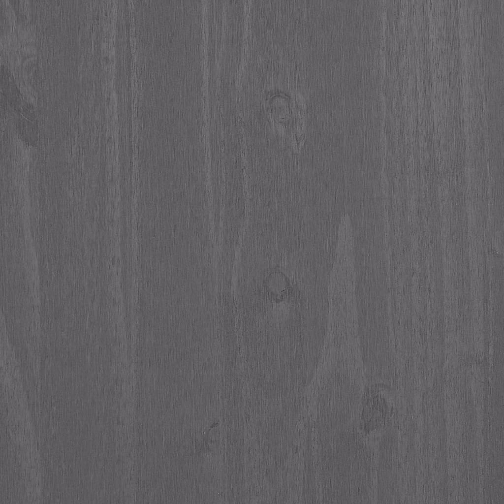 Komoda HAMAR svjetlosiva 113 x 40 x 80 cm od masivne borovine