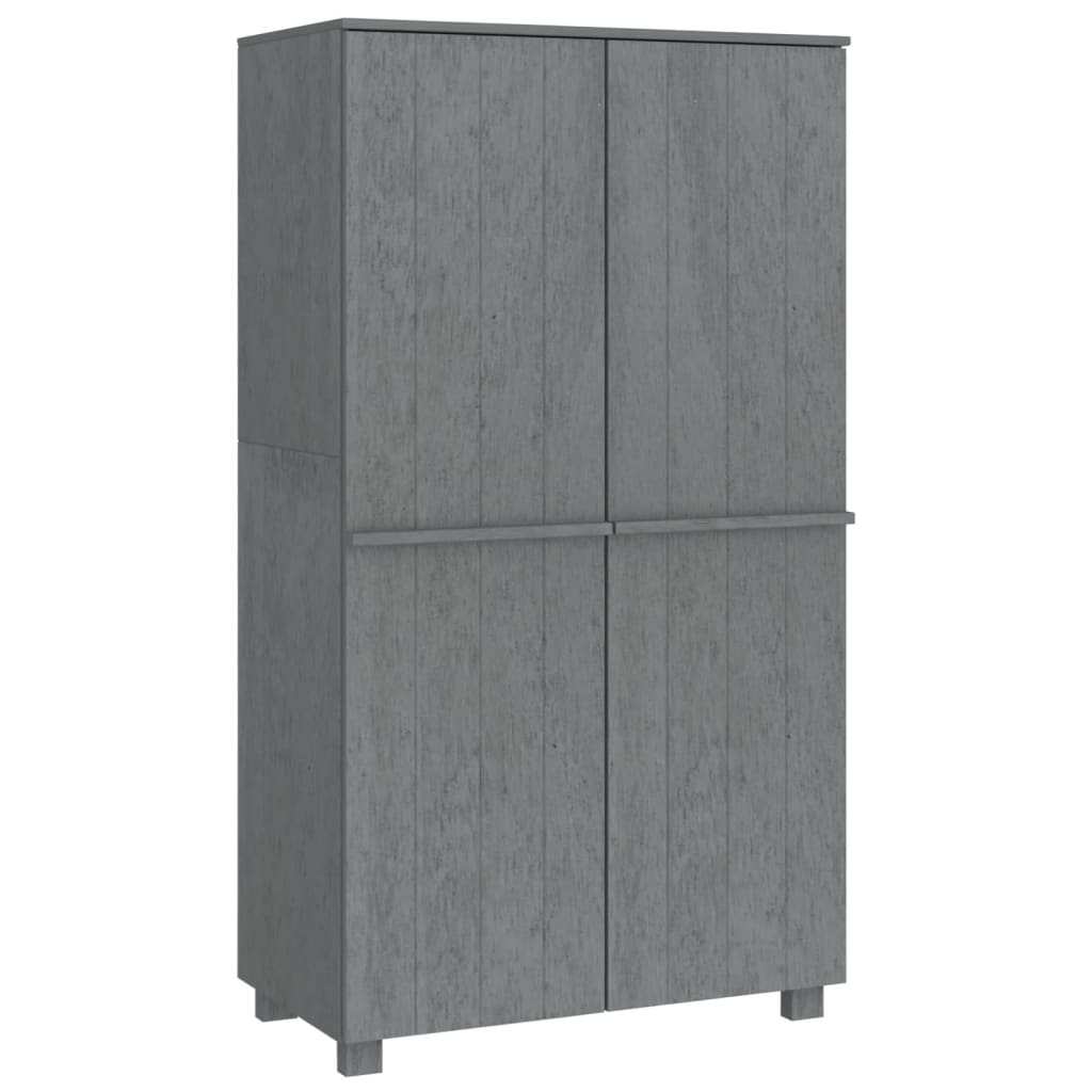 Ormar HAMAR tamnosivi 89 x 50 x 180 cm od masivne borovine
