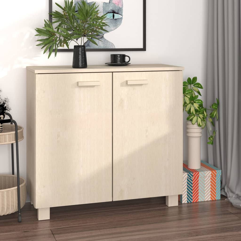 Komoda HAMAR boja meda 85 x 35 x 80 cm od masivne borovine