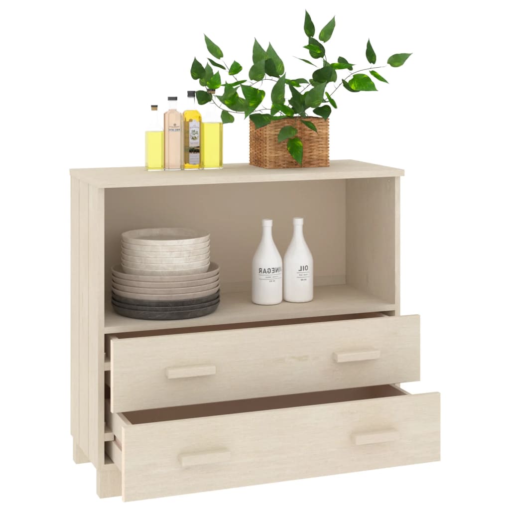 Komoda HAMAR boja meda 85 x 35 x 80 cm od masivne borovine