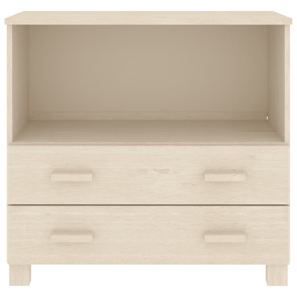 Komoda HAMAR boja meda 85 x 35 x 80 cm od masivne borovine