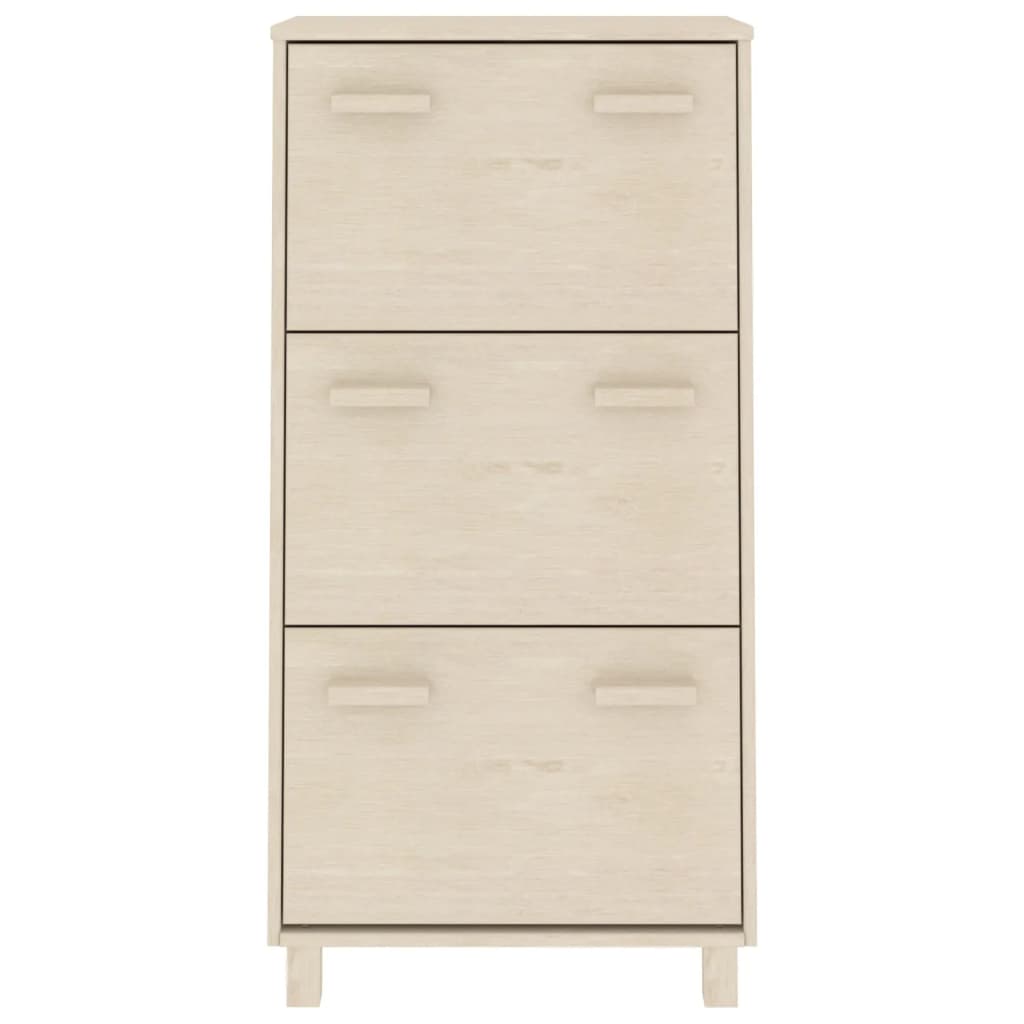 Ormarić za cipele HAMAR boja meda 59,5x35x117 cm od borovine