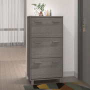 Ormarić za cipele HAMAR svjetlosivi 59,5x35x117 cm od borovine