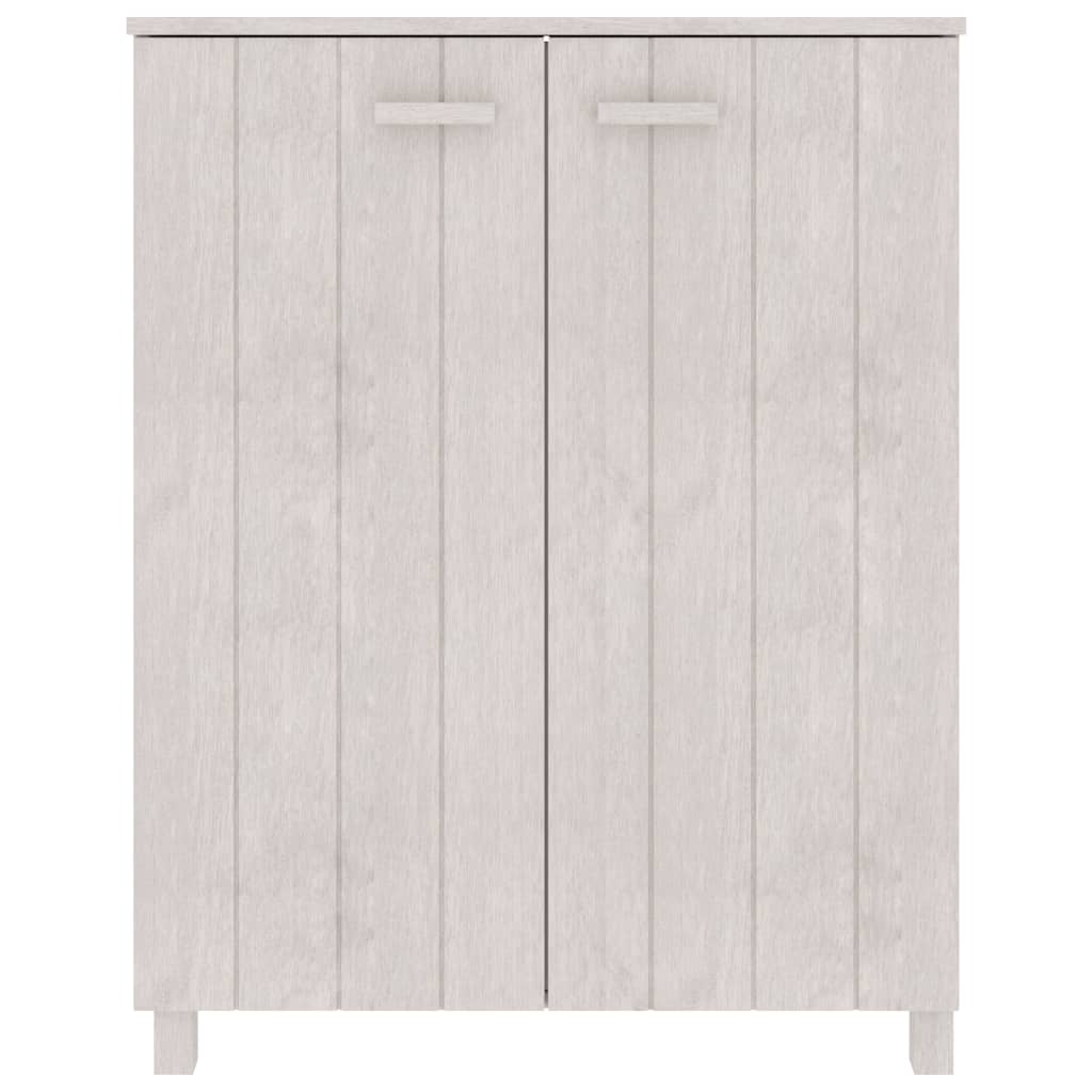 Ormarić za cipele HAMAR bijeli 85x40x108 cm od masivne borovine