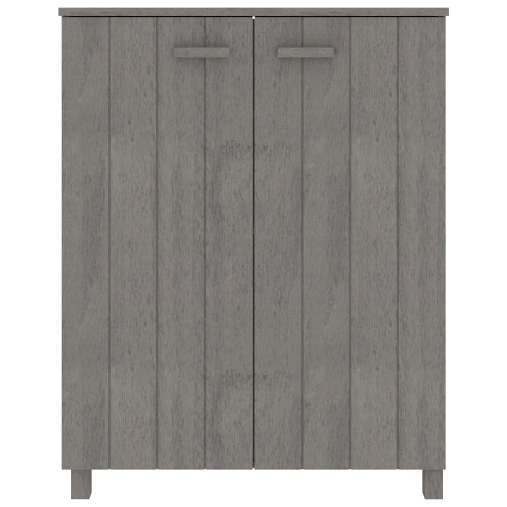 Ormarić za cipele HAMAR svjetlosivi 85x40x108 cm od borovine