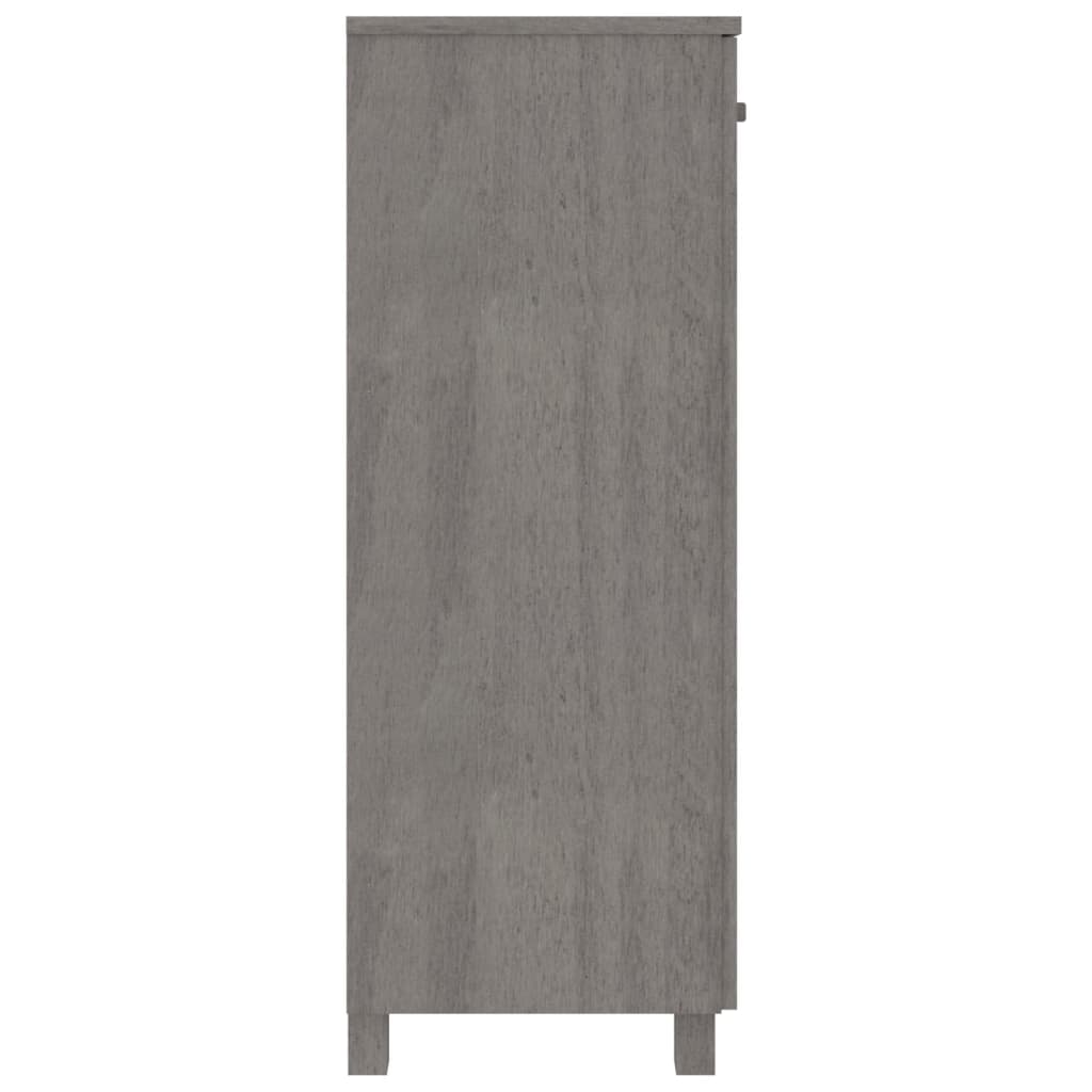 Ormarić za cipele HAMAR svjetlosivi 85x40x108 cm od borovine