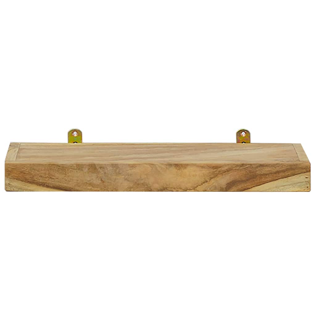 Zidne police 2 kom 40 x 15 x 4 cm od masivne tikovine
