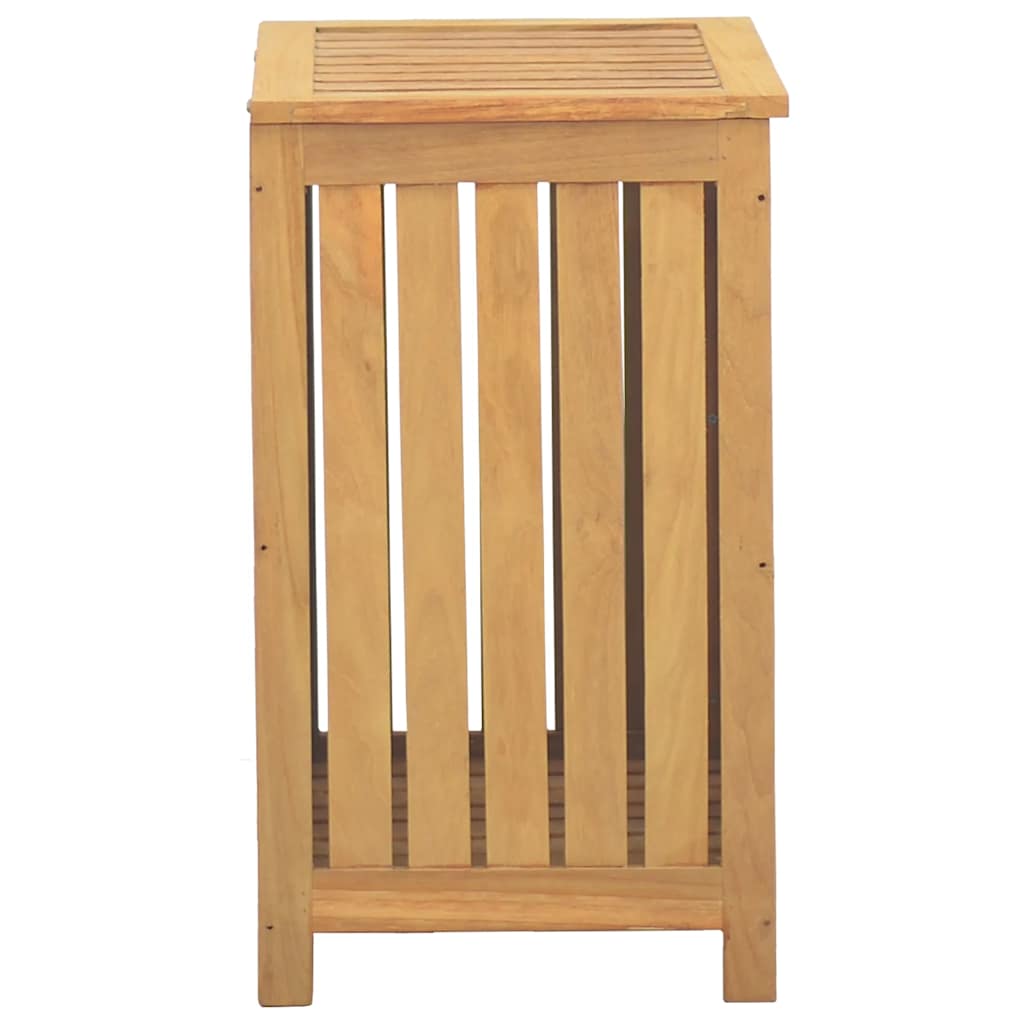 Košara za rublje 50 x 35 x 60 cm od masivne tikovine