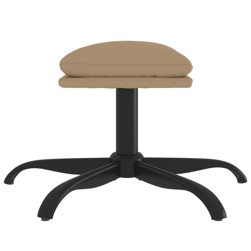 Tabure boja cappuccina 60x60x36 cm od umjetne kože