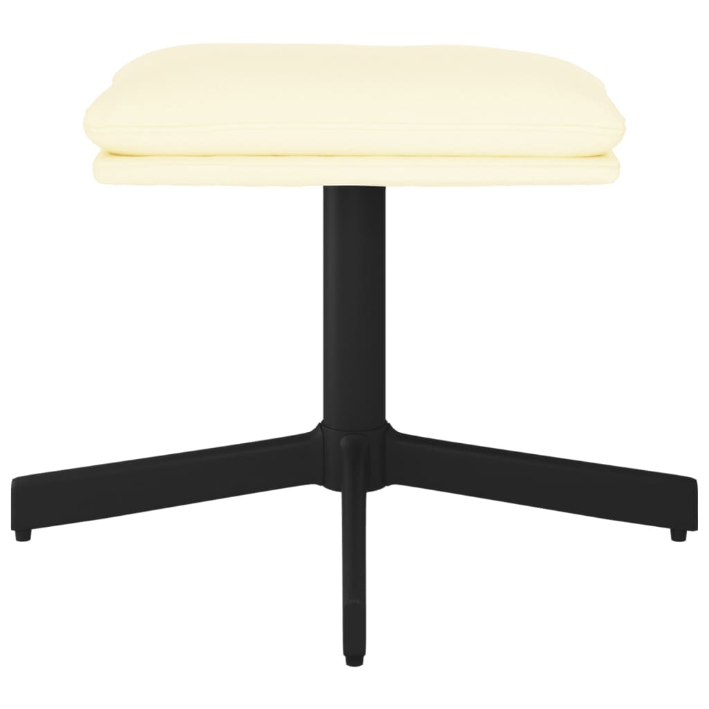 Tabure krem 60x60x36 cm od umjetne kože