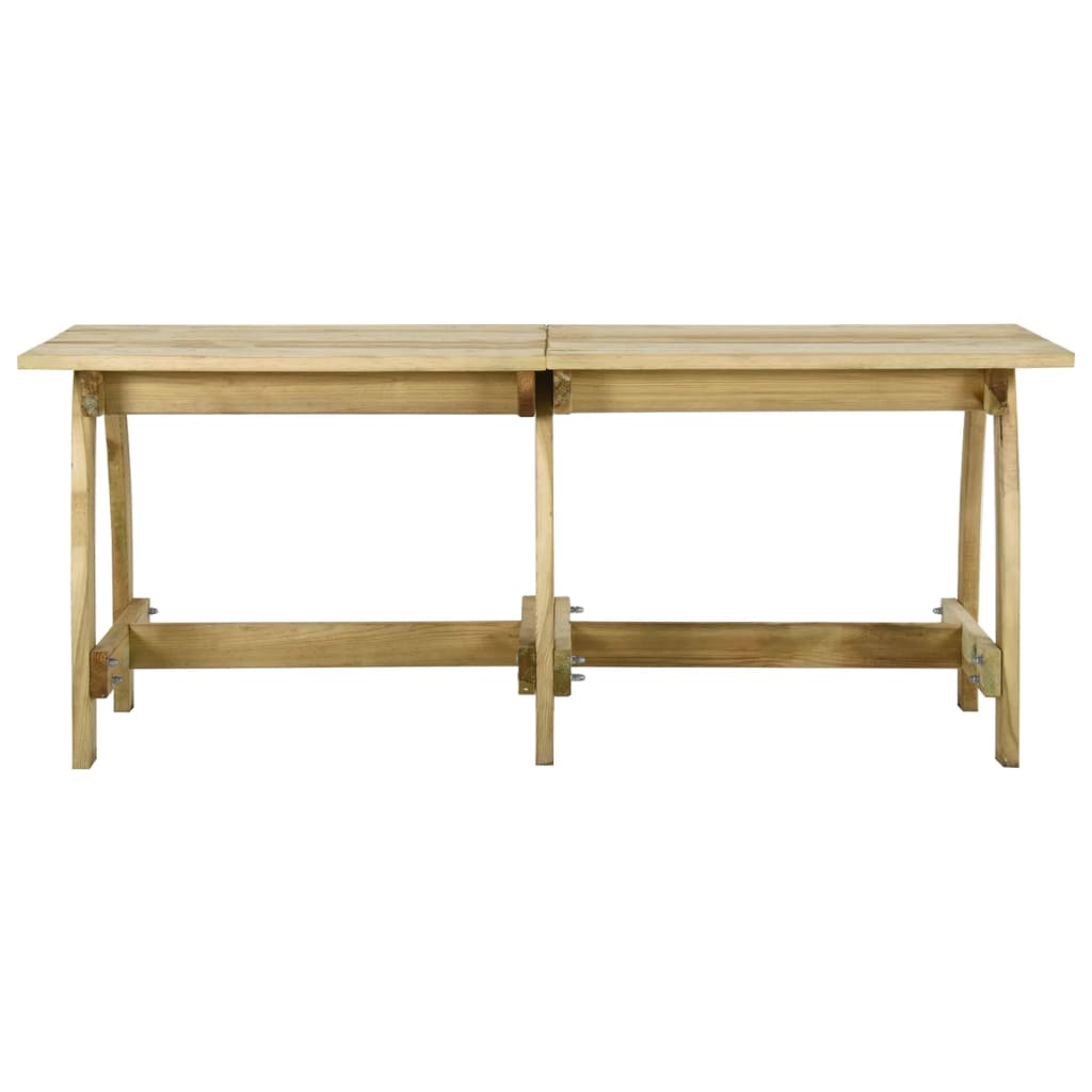 Vrtni stol 220 x 74 x 75 cm od impregnirane borovine