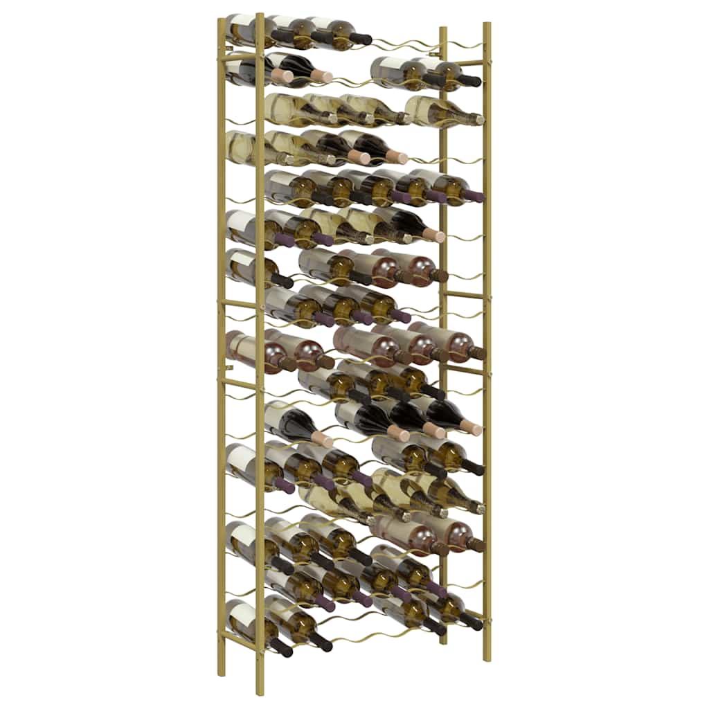 Stalak za vino za 96 boca zlatni metalni