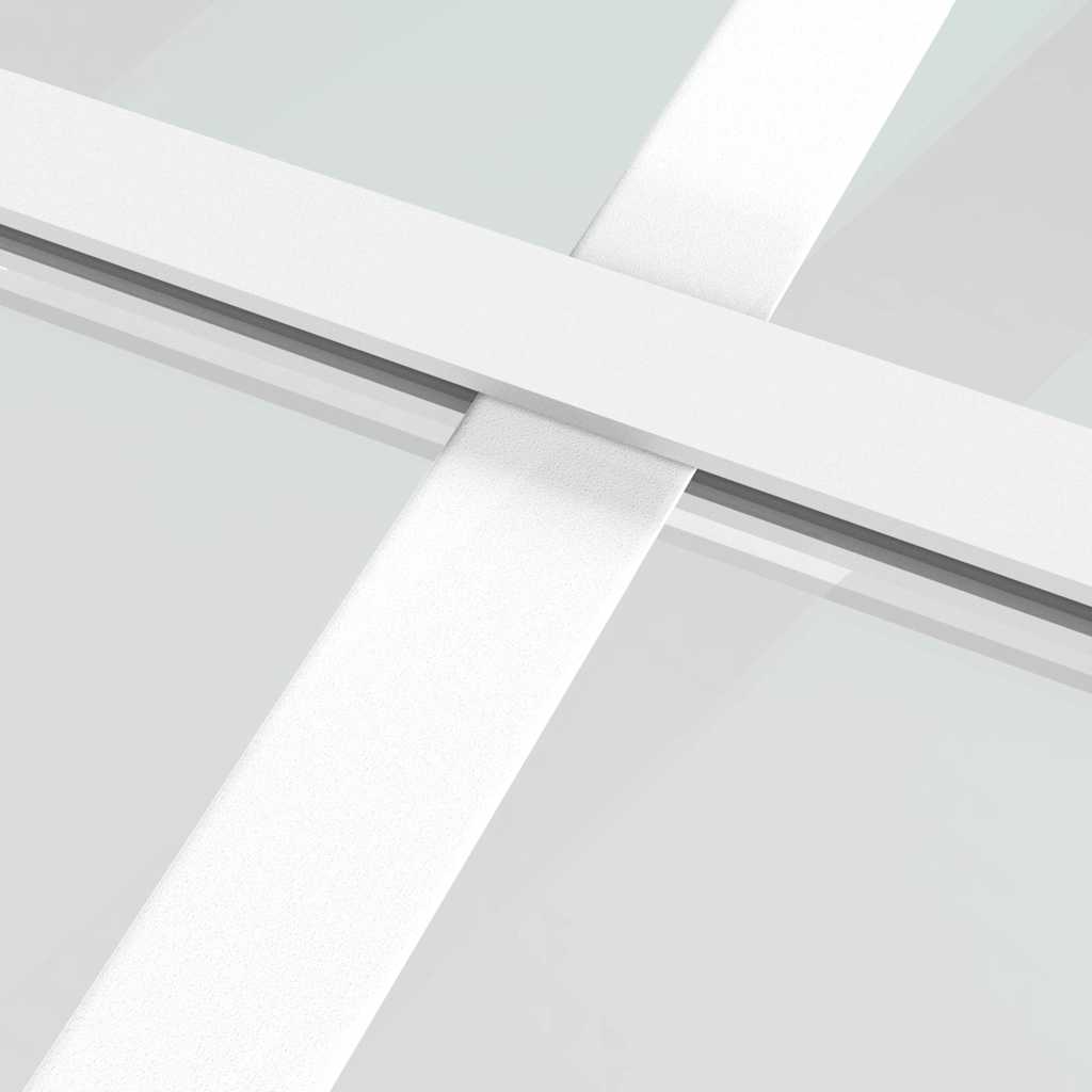 Klizna vrata od stakla ESG i aluminija 102,5 x 205 cm bijela