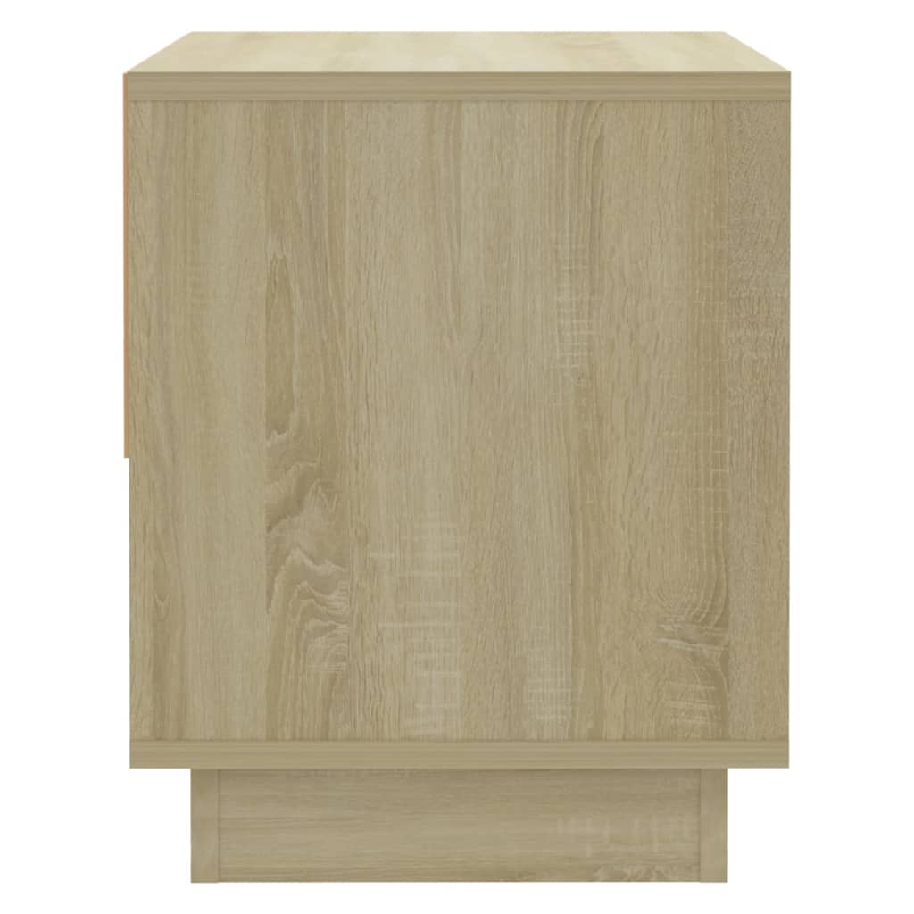 Noćni ormarići 2 kom boja hrasta 45x34x44 cm konstruirano drvo