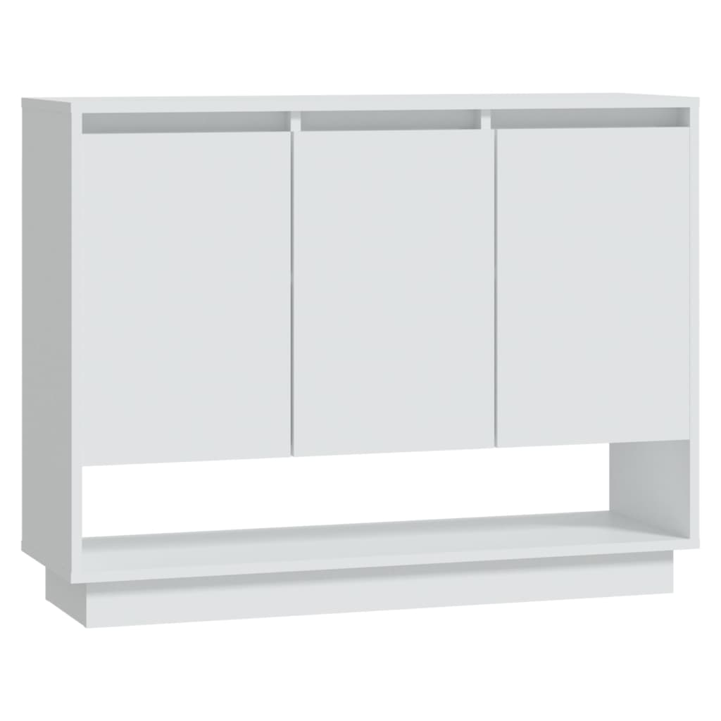 Komoda bijela 97 x 31 x 75 cm od konstruiranog drva