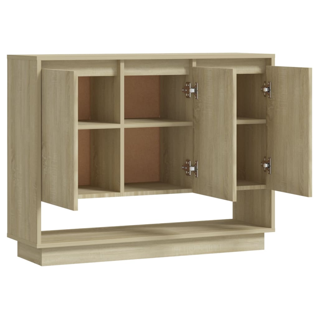 Komoda boja hrasta sonome 97 x 31 x 75 cm od konstruiranog drva