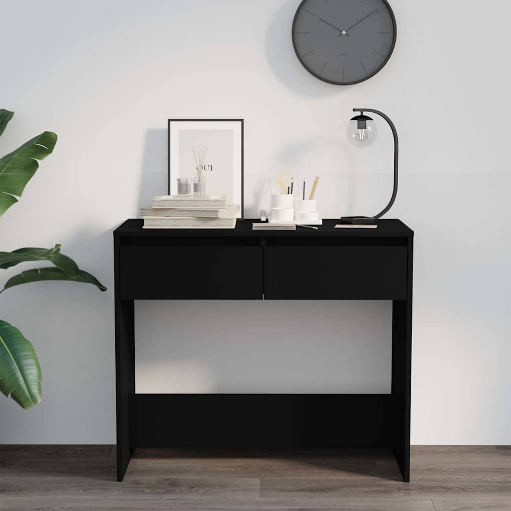 Konzolni stol crni 89 x 41 x 76,5 cm čelični