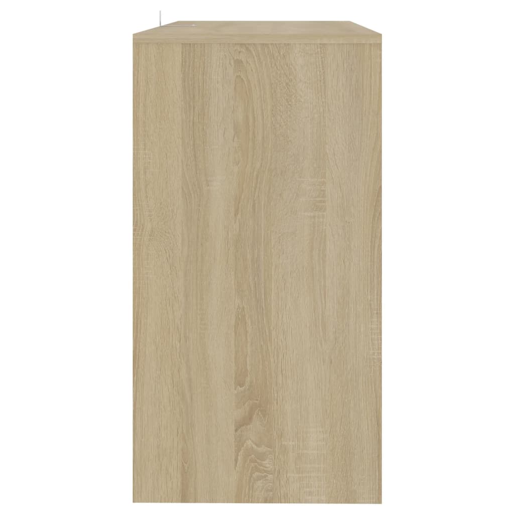 Konzolni stol boja hrasta 89 x 41 x 76,5 cm konstruirano drvo