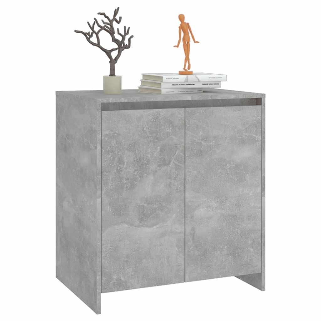 Komoda siva boja betona 70x41x75 cm od konstruiranog drva