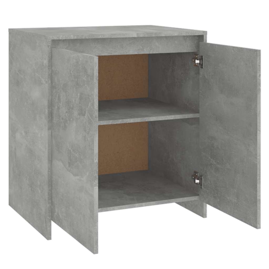 Komoda siva boja betona 70x41x75 cm od konstruiranog drva