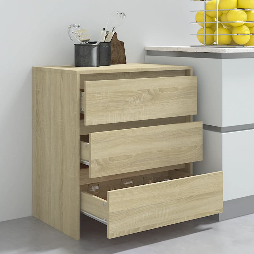 Komoda boja hrasta sonome 70x41x75 cm od konstruiranog drva