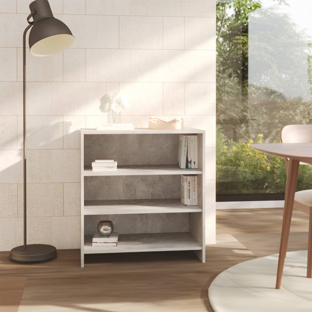 Komoda siva boja betona 70 x 40,5 x 75 cm od konstruiranog drva