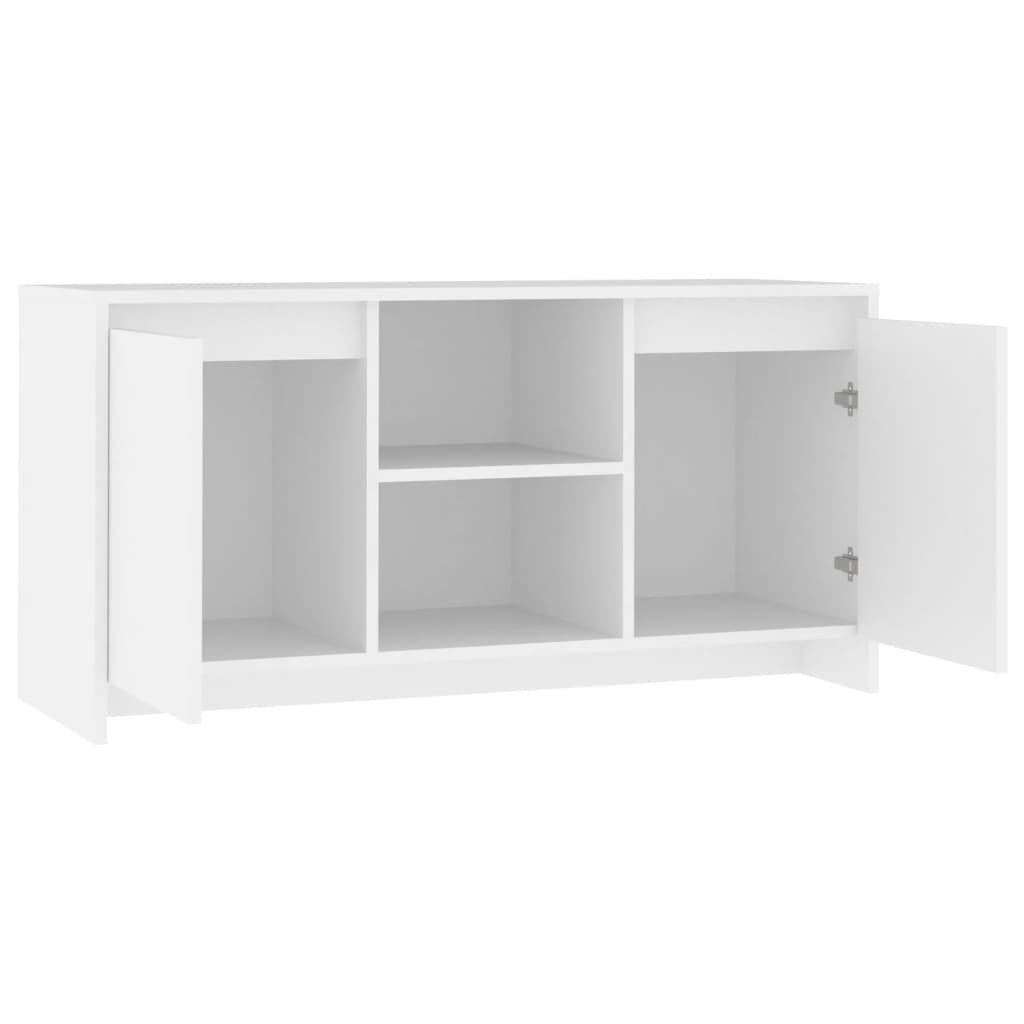 TV ormarić bijeli 102 x 37,5 x 52,5 cm od konstruiranog drva