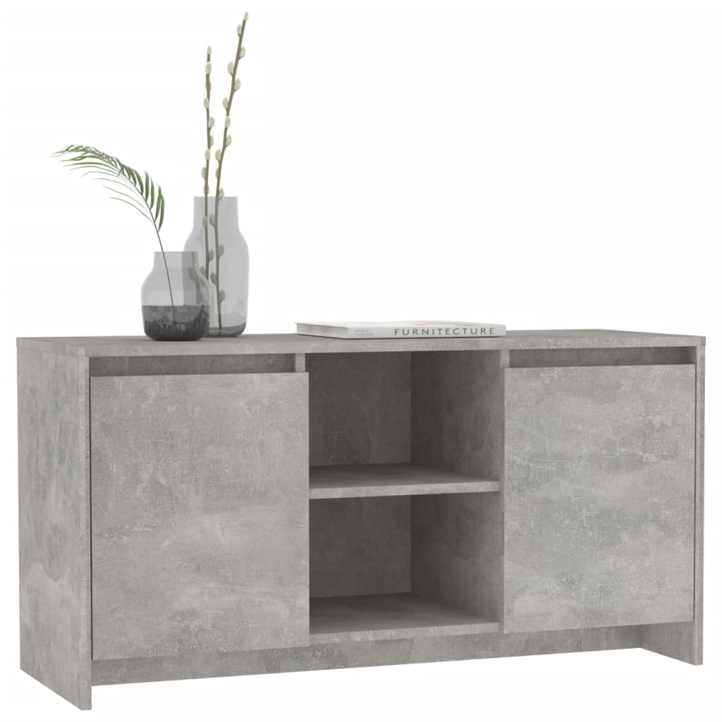 TV ormarić boja betona 102x37,5x52,5 cm od konstruiranog drva