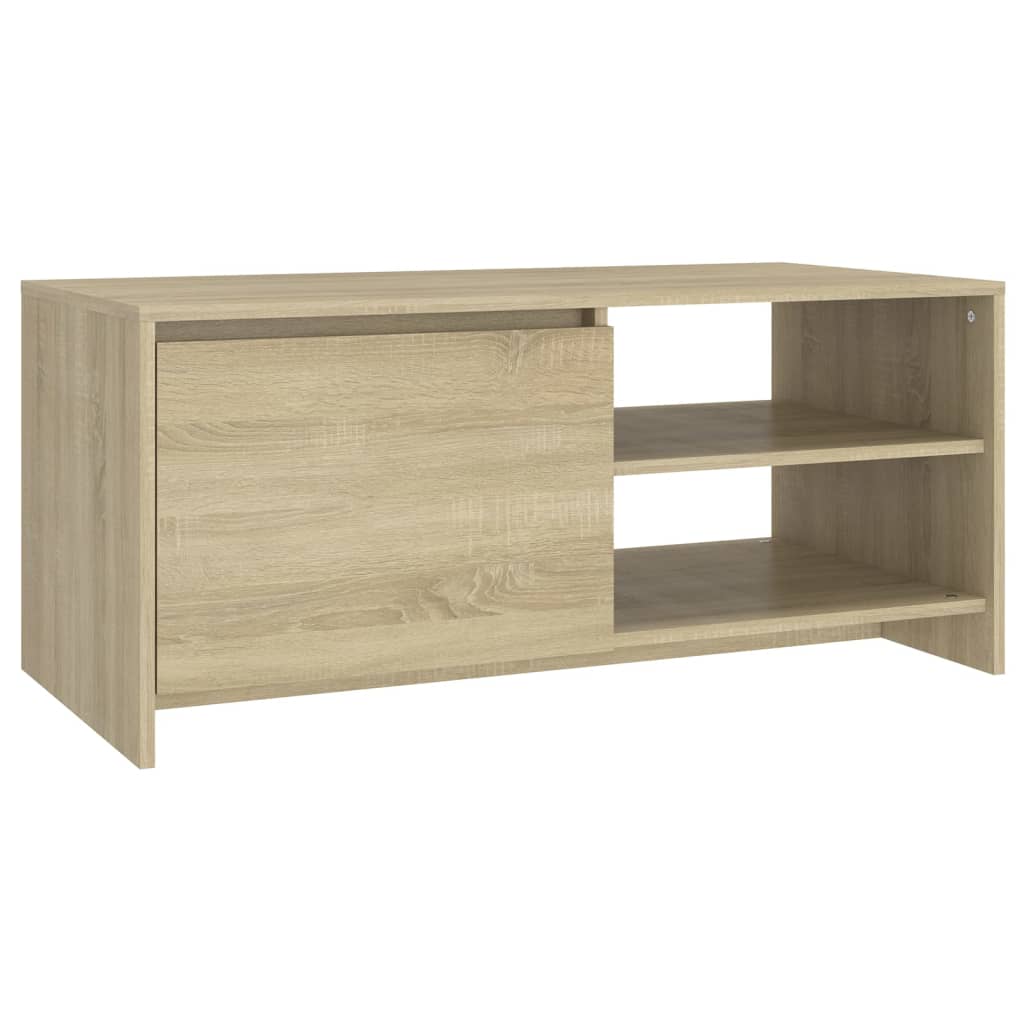 Stolić za kavu boja hrasta 102 x 50 x 45 cm konstruirano drvo