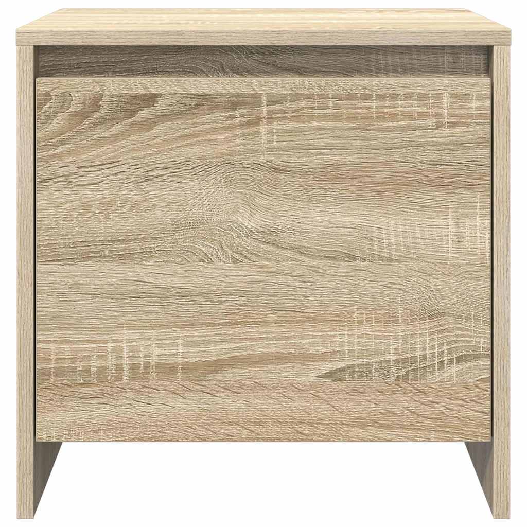 Noćni ormarić boja hrasta 45 x 34 x 44,5 cm konstruirano drvo