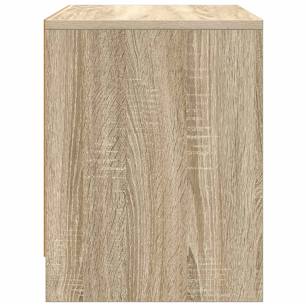 Noćni ormarić boja hrasta 45 x 34 x 44,5 cm konstruirano drvo