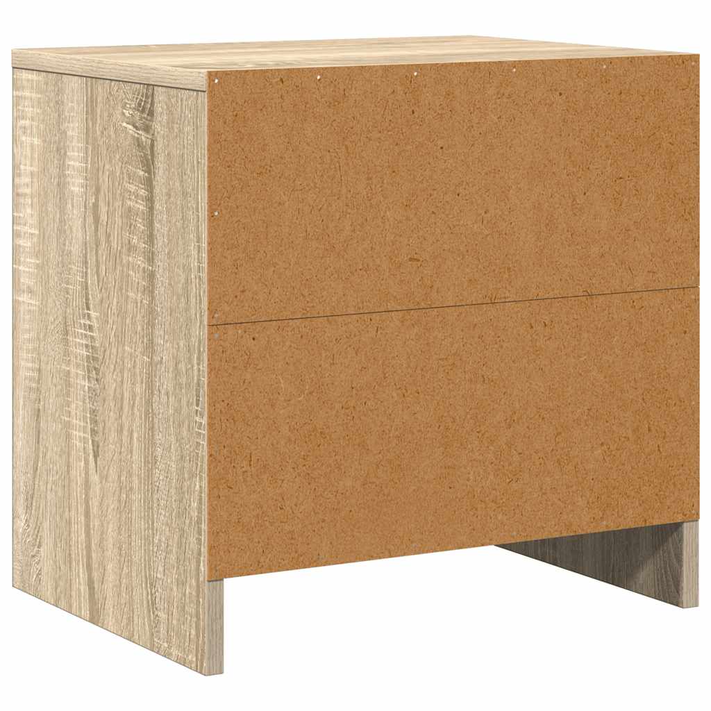 Noćni ormarić boja hrasta 45 x 34 x 44,5 cm konstruirano drvo