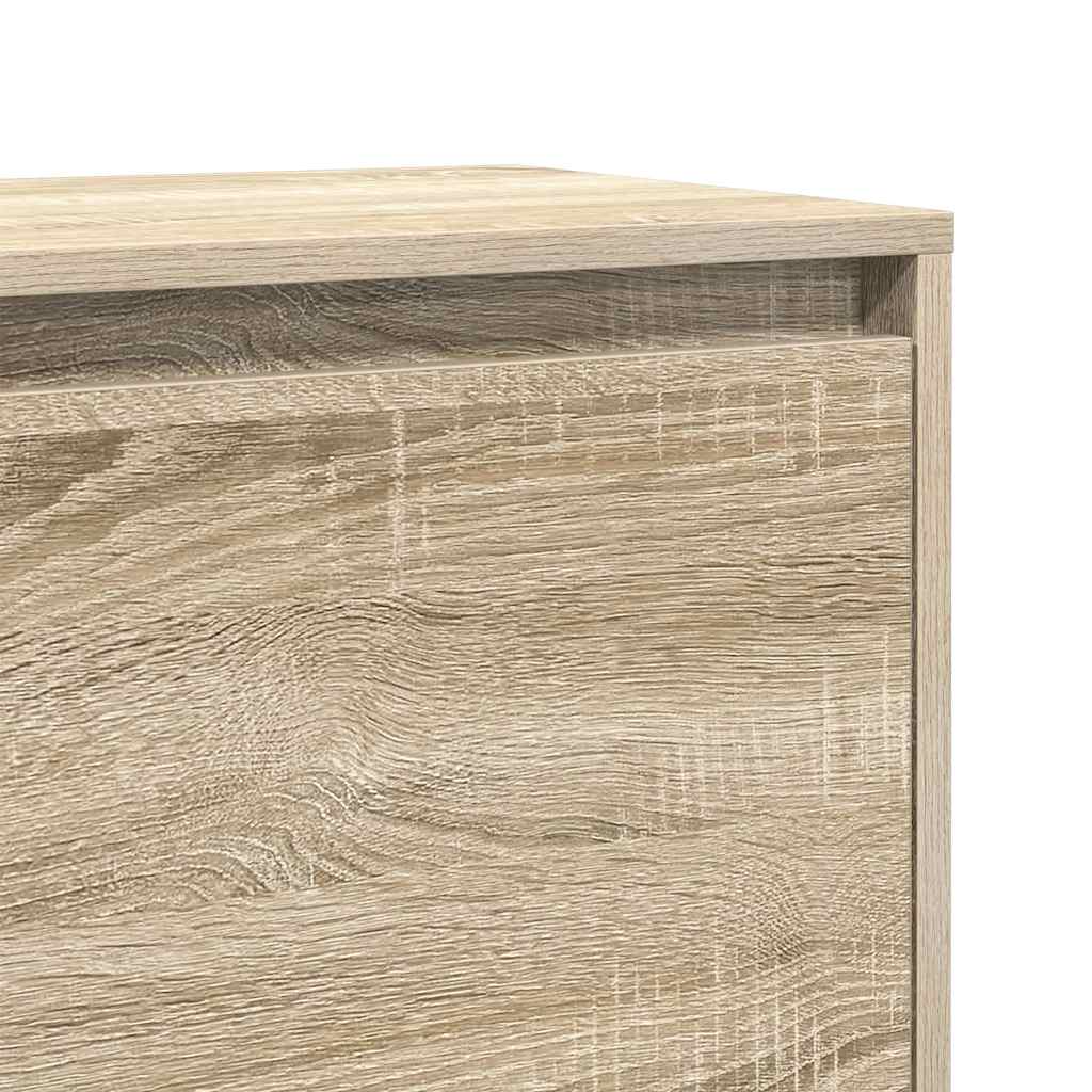 Noćni ormarići 2 kom boja hrasta sonome 45x34x44,5 cm drveni