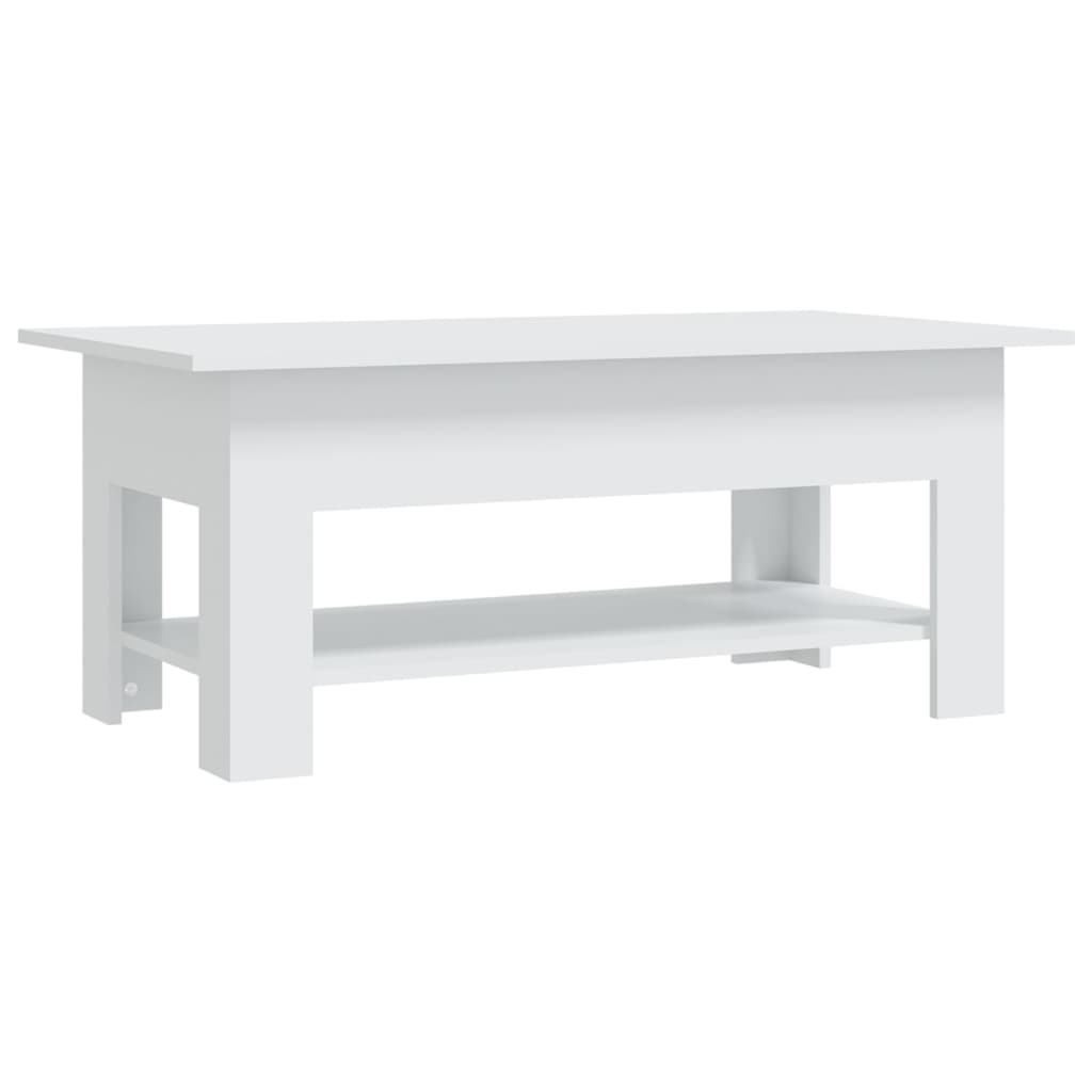 Stolić za kavu bijeli 102 x 55 x 42 cm od iverice