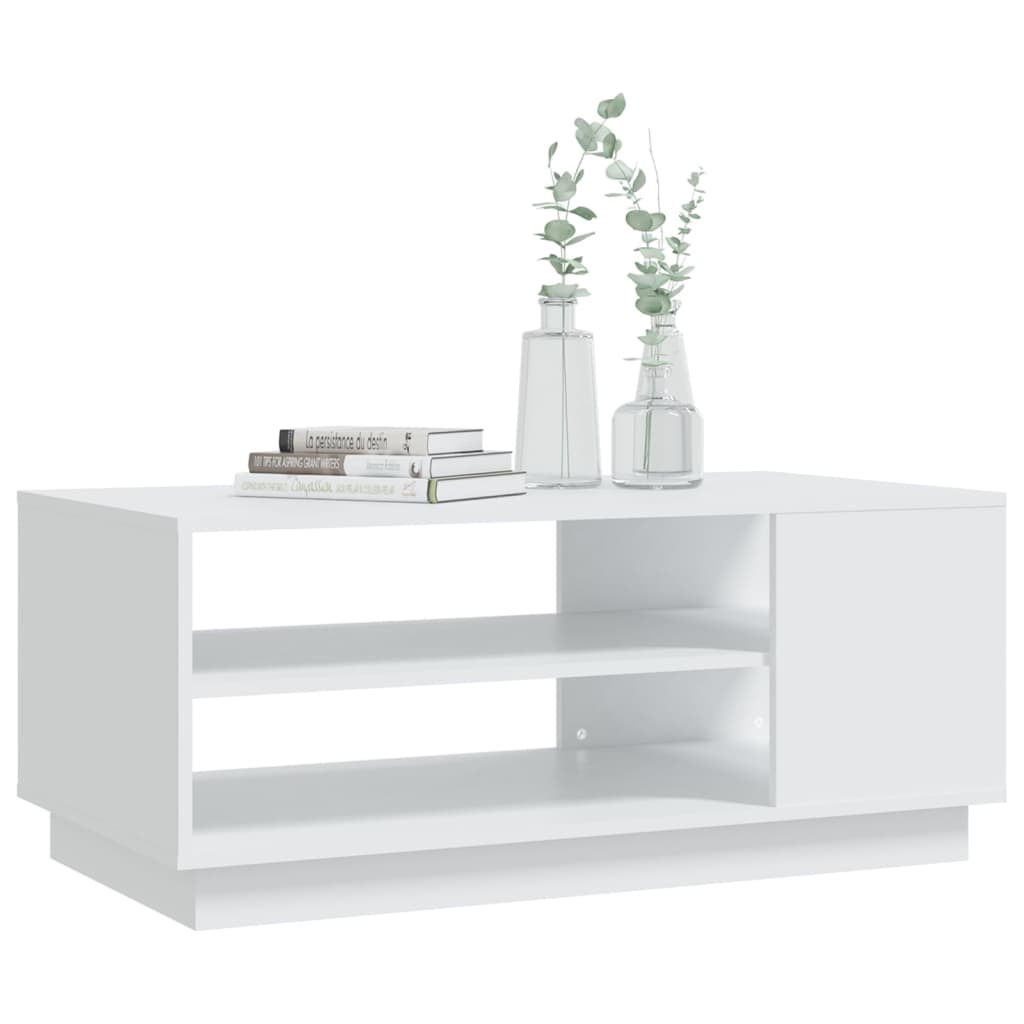 Stolić za kavu bijeli 102 x 55 x 43 cm od iverice