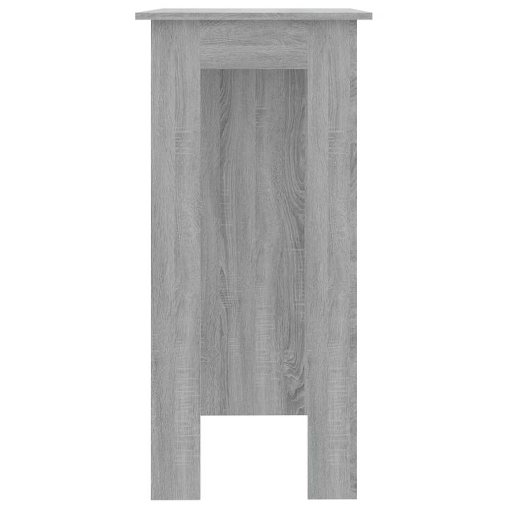 Barski stol s policom boja hrasta sonome 102x50x103,5 cm drveni
