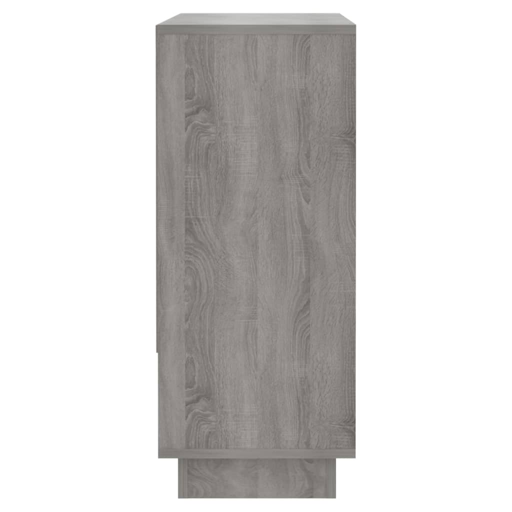 Komoda siva boja hrasta 97 x 31 x 75 cm od konstruiranog drva