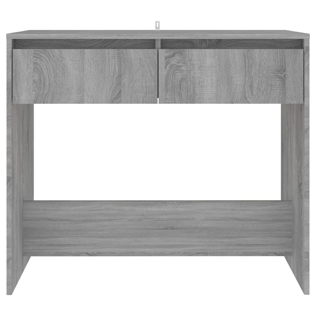 Konzolni stol siva boja hrasta 89x41x76,5 cm konstruirano drvo