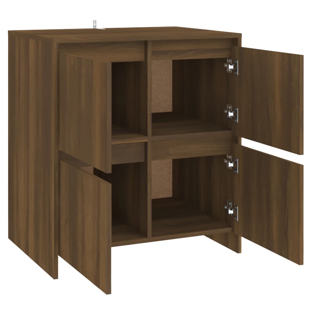 Komoda Smeđi hrast 70x41x75 cm od konstruiranog drva