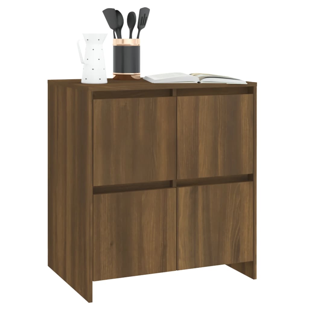 Komoda Smeđi hrast 70x41x75 cm od konstruiranog drva