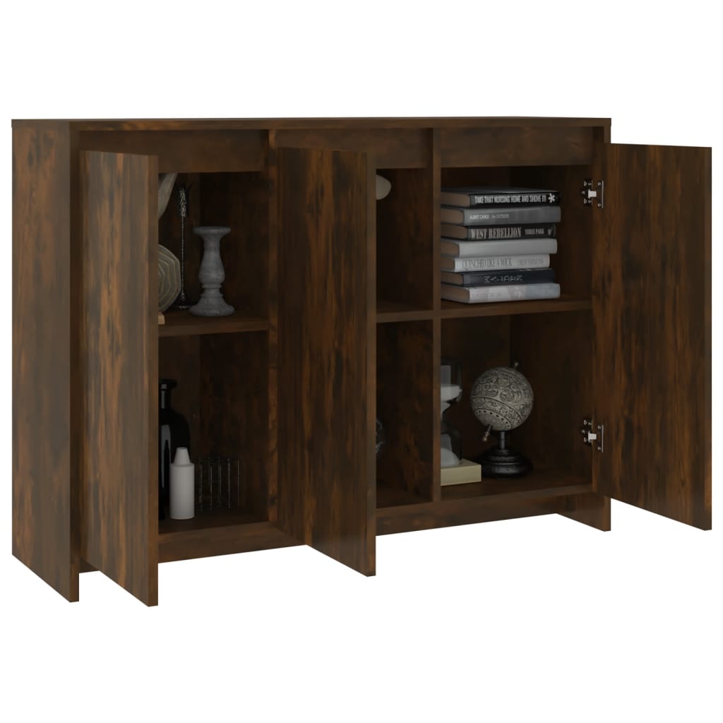 Komoda boja dimljenog hrasta 102x33x75 cm od konstruiranog drva