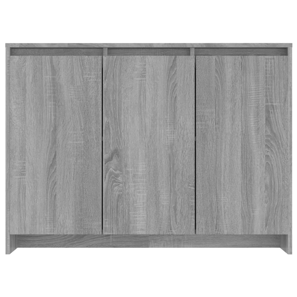 Komoda siva boja hrasta 102 x 33 x 75 cm od konstruiranog drva