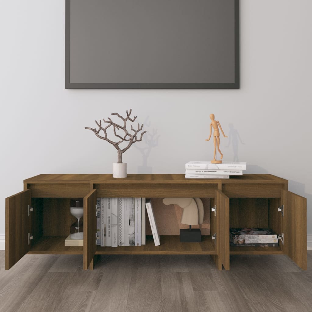 TV ormarić boja smeđeg hrasta 120x30x40,5 cm konstruirano drvo