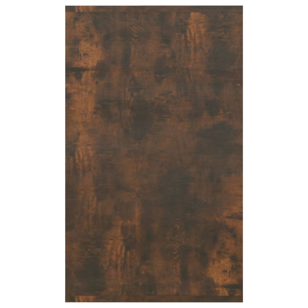 Komoda s 3 ladice boja dimljenog hrasta 120 x 41 x 75 cm drvena